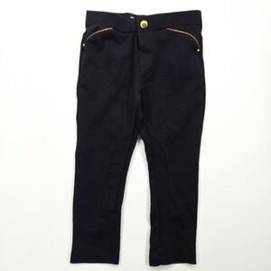 EUC Zara Girls 3/4 Black Soft Stretch‎ Pants Leggings